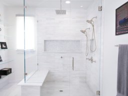 Marks Pentelic Marble Master Bathroom